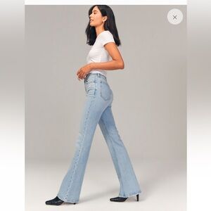 Abercrombie & Fitch Light Blue Boot Cut Jeans